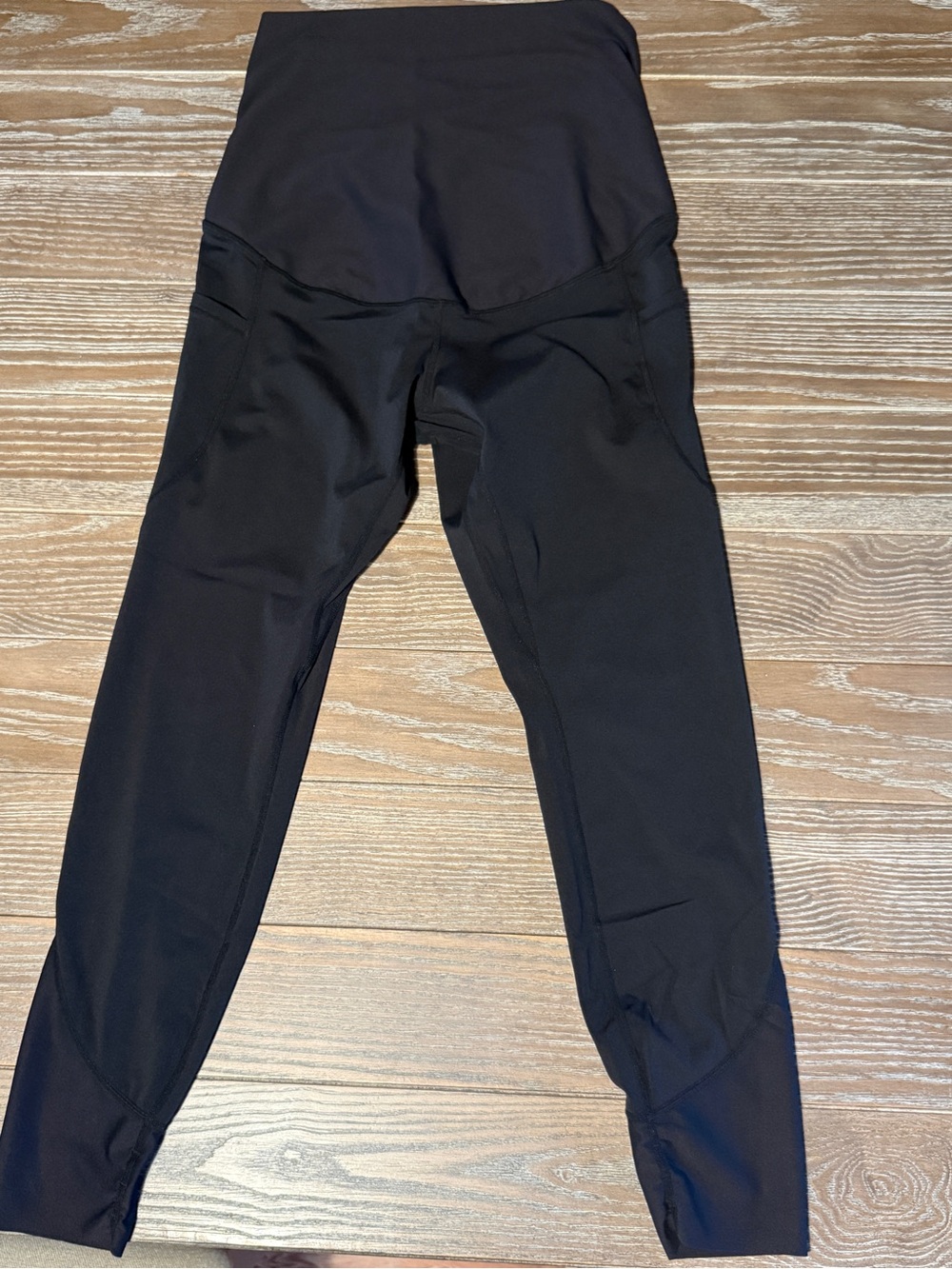 HALARA Black Maternity Leggings with High Waist